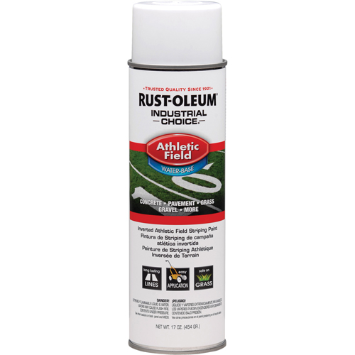 Industrial Choice&reg; AF1600 Athletic Field Striping Paint, White, 17 oz., Aerosol Can Duraquip Inc