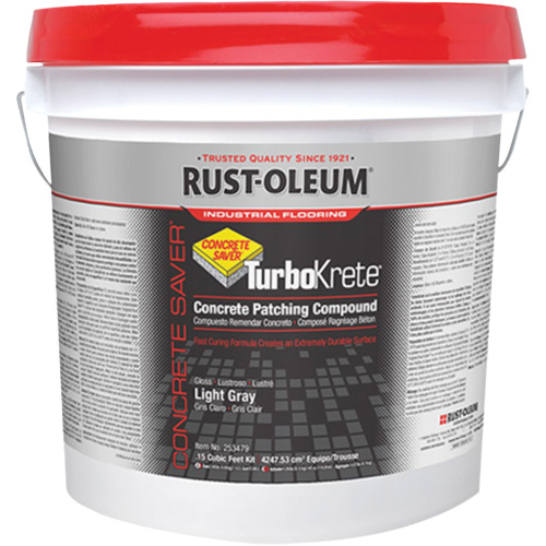 TurboKrete&reg; Concrete Patch Compound Kit, Grey Duraquip Inc
