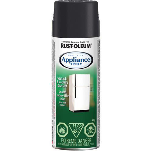 Specialty Appliance Epoxy, Black, 340 g, Aerosol Can Duraquip Inc
