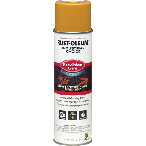 Peinture de marquage lin&eacute;aire de pr&eacute;cision &agrave; base d'eau M1800, 17 oz, Canette a&eacute;rosol Duraquip Inc