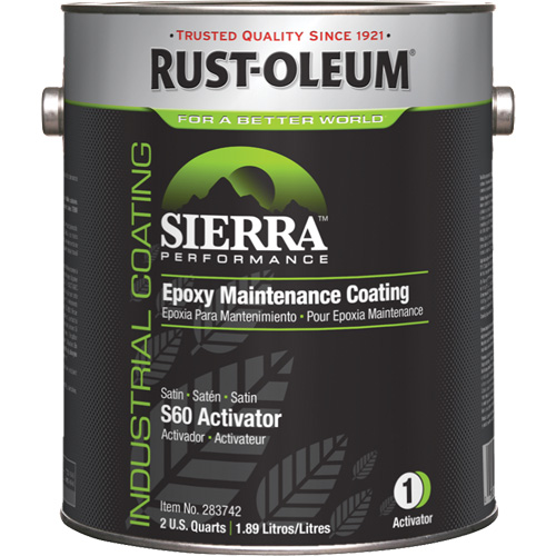Rev&ecirc;tement dentretien &eacute;poxydique &agrave; base deau Sierra S60 partie 1 activateur, Gallon Duraquip Inc
