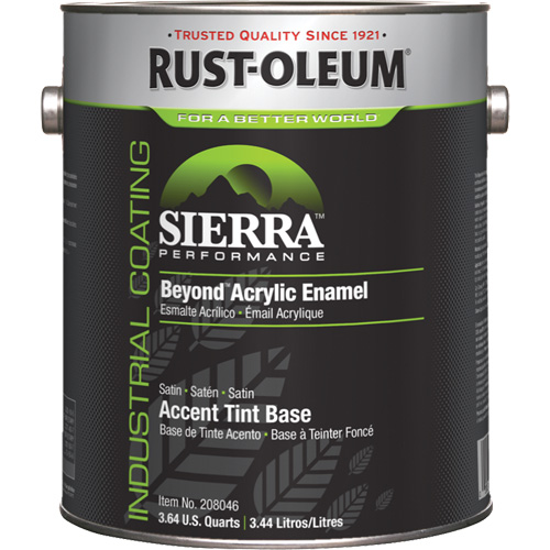 Sierra Performance Beyond Acrylic Enamel, Gallon, Tint Base Duraquip Inc