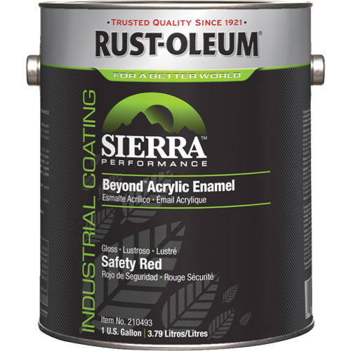 Sierra Performance Beyond Acrylic Enamel, Gallon, Red Duraquip Inc