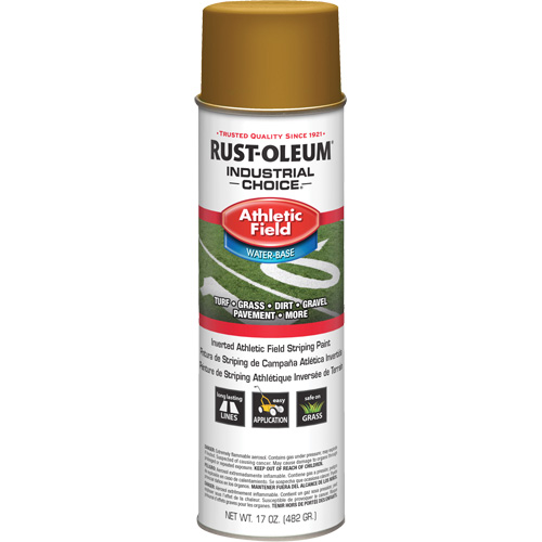 AF1600 Athletic Field Striping Paint, Gold, Aerosol Can Duraquip Inc