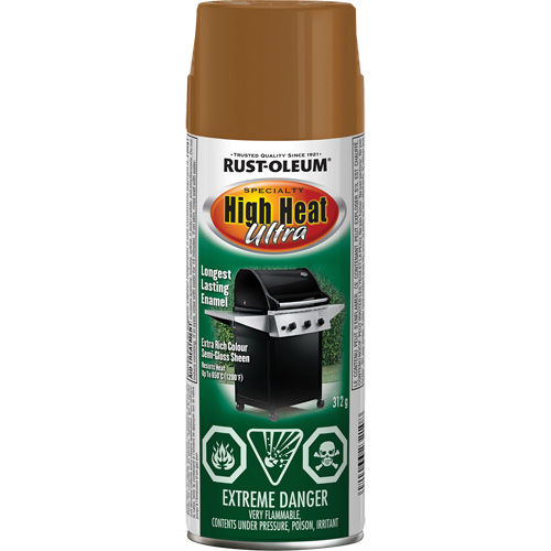 Specialty High Heat Ultra Enamel Spray Paint, Aerosol Can, Aged Copper Duraquip Inc