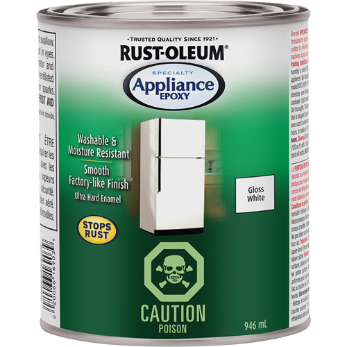 Specialty Appliance Epoxy, 946 ml, Can, White Duraquip Inc