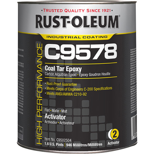 Activateur pour rev&ecirc;tement &eacute;poxydique &agrave; base de goudron de houille et &agrave; haute teneur en solides du syst&egrave;me C9578, 0,2 gal., Seau Duraquip Inc