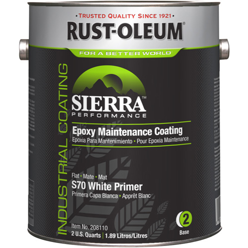Sierra Performance S70/S71 Water-Based Epoxy Acrylic Primer Base, Gallon, White Duraquip Inc