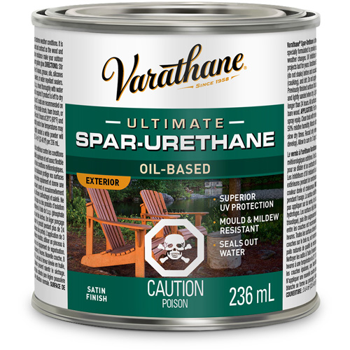 Fini diamant pour bois Varathane ext&eacute;rieur, 236 ml, Transparent, Satin Duraquip Inc