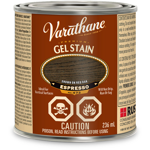 Teinture en gel de qualit&eacute; sup&eacute;rieure Varathane, 236 ml, Espresso Duraquip Inc