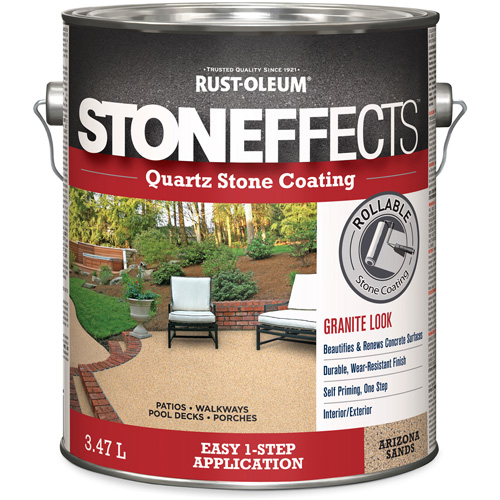 Stoneffects Quartz Stone Coating, 3.78 L, Water-Based, Textured, Beige Duraquip Inc