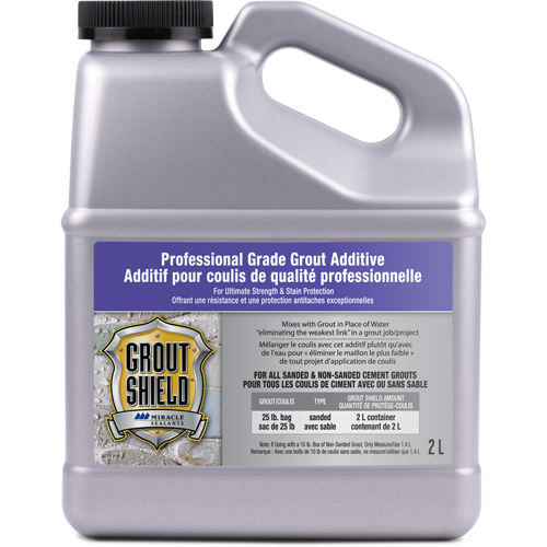 Scellant de protection pour coulis Miracle Sealants, Cruche Duraquip Inc