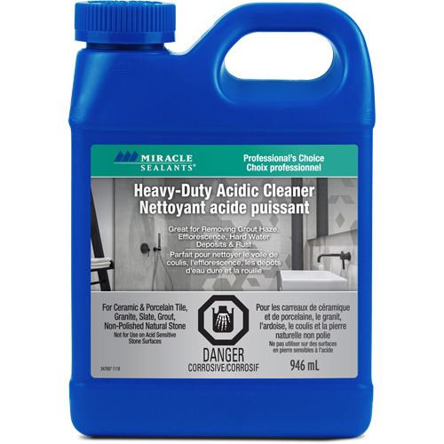 Nettoyant acide puissant Miracle Sealants, Cruche Duraquip Inc