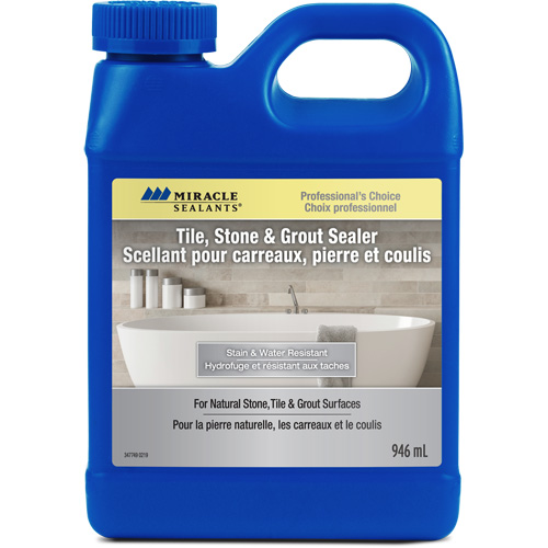 Scellant pour carreaux, pierres et coulis Miracle Sealants, Cruche Duraquip Inc