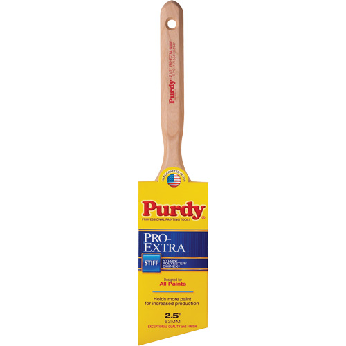Pinceau Pro-Extra Glide, Mat&eacute;riau m&eacute;lang&eacute;, Manche Bois, Largeur de 2-1/2" Duraquip Inc