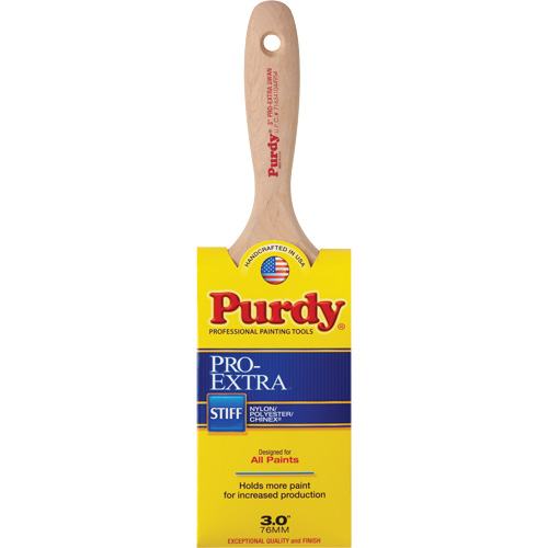 Pinceau Pro-Extra Swan, Mat&eacute;riau m&eacute;lang&eacute;, Manche Bois, Largeur de 3" Duraquip Inc