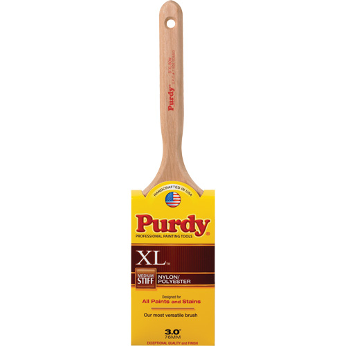 Pinceau XL Bow, Poly/nylon, Manche Bois, Largeur de 3" Duraquip Inc