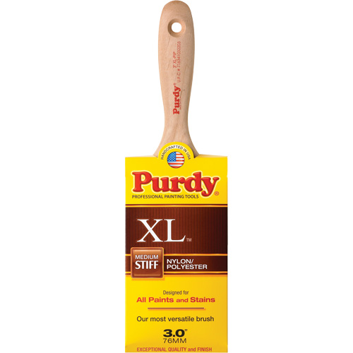 Pinceau XL Pip, Poly/nylon, Manche Bois, Largeur de 3" Duraquip Inc
