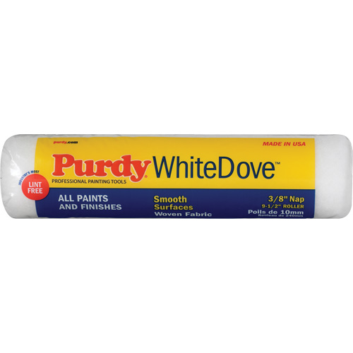 Dove Roller Cover, 9.5 mm (3/8") Nap, 240 mm (9-1/2") L Duraquip Inc