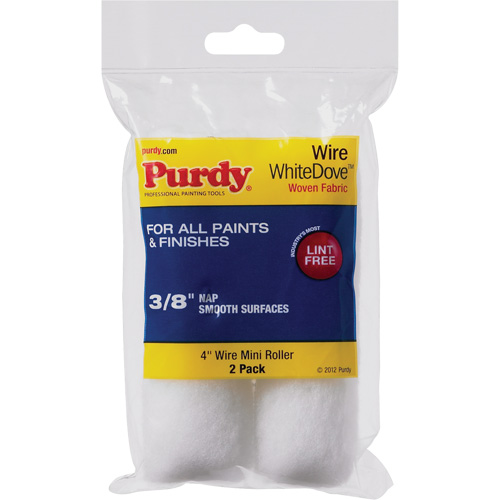 Dove Wire Mini Roller, 9.5 mm (3/8") Nap, 101 mm (4") L Duraquip Inc