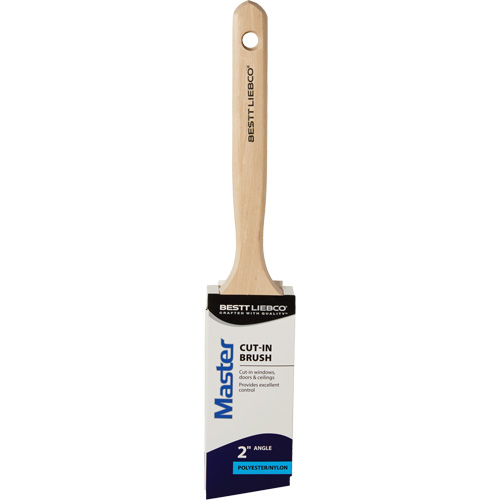Brosse coup&eacute;e Master, Poly/nylon, Manche Bois, Largeur de 2" Duraquip Inc