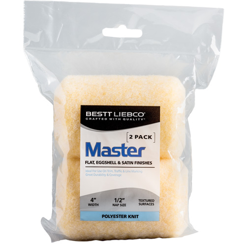 Master Trim and Traffic Roller Refill, 13 mm (1/2") Nap, 101.6 mm (4") L Duraquip Inc