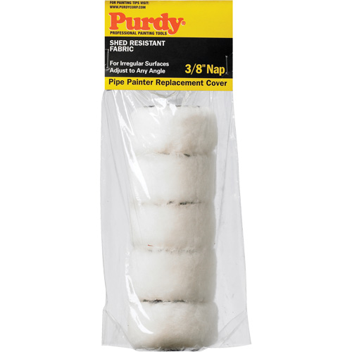 Pipe Painter Roller Refill, 10 mm (3/8") Nap, 177.8 mm (7") L Duraquip Inc