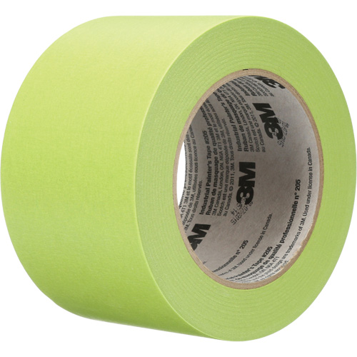 Ruban industriel 205 pour peintre, 72 mm (2-4/5") x 55 m (180'), Vert Duraquip Inc