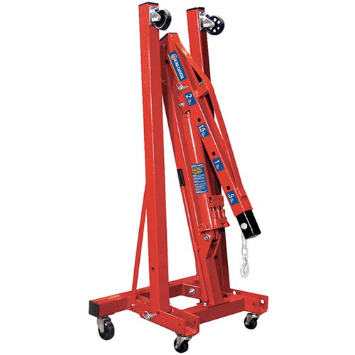 Grues d'atelier escamotables de 2 tonnes, Capacit&eacute; 4000 lb (2 tonnes) Duraquip Inc