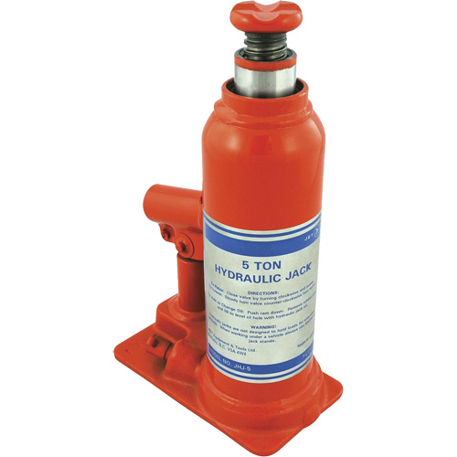 JHJ-5 Super Heavy-Duty Bottle Jack, 5 Ton(s), 15-3/8" Raised Height Duraquip Inc