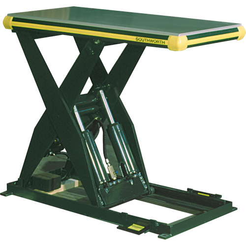 Table &eacute;l&eacute;vatrice hydraulique &agrave; ciseaux Backsaver, Acier, 48" lo x 36" la, Capacit&eacute; 4000 lb Duraquip Inc