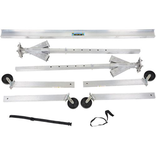 Grue mobile ajustable en aluminium, 12' lo, Capacit&eacute; 2000 lb (1 tonne) Duraquip Inc