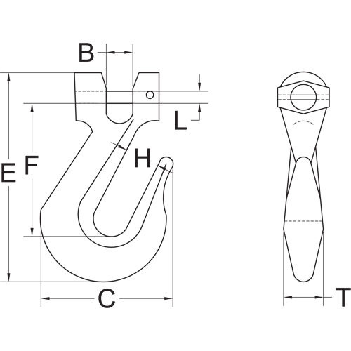 Clevis Slip Hook - Grade 70 Duraquip Inc