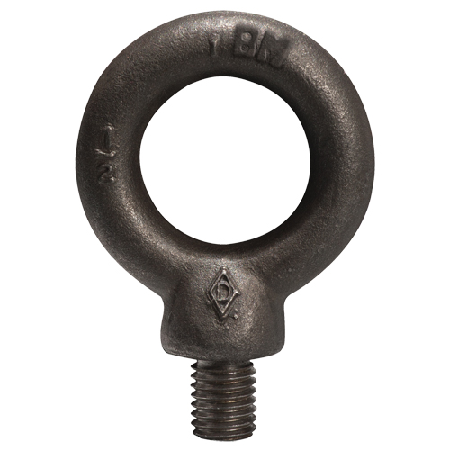 Machinery Eye Bolts, 5/8" Dia., 1-3/4" L, Uncoated Natural Finish, 4000 lbs. (2 tons) Capacity Duraquip Inc