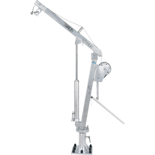 Grue &agrave; fl&egrave;che pour camion actionn&eacute;e par treuil, Capacit&eacute; de 1000 lb (0,5 tonne), Limite de 97" Duraquip Inc