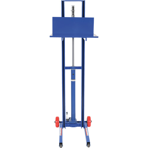 Hydraulic Platform Lift Stacker, Foot Pump Operated, 400 lbs. Capacity, 51-1/8" Max Lift Duraquip Inc