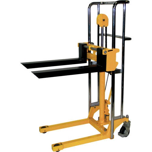 Gerbeur hydraulique pour chariot &eacute;l&eacute;vateur - VL47, Fonctionnement Pompe au pied, Capacit&eacute; 880 lb, Lev&eacute;e max 47" Duraquip Inc