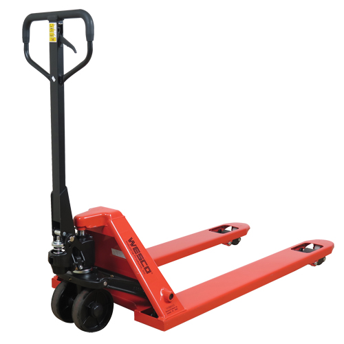 Pallet Truck, Steel, 48" L x 27" W, 5500 lbs. Capacity Duraquip Inc