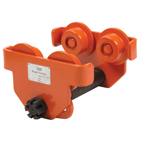 Push Trolley, 1000 lbs. (0.5 tons) Duraquip Inc
