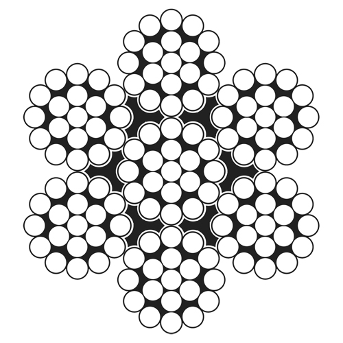 C&acirc;ble m&eacute;tallique, 500' (152,4 m) x 1/8", 2000 lb (1 tonne), Galvanis&eacute; Duraquip Inc