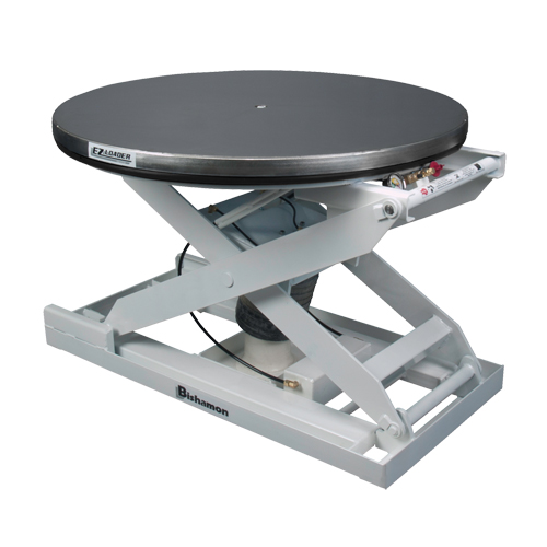 EZ Loader&reg; E Self-Levelling Pallet Positioner - Stainless Platform, 43" L x 43" W, 4000 lbs. Cap. Duraquip Inc