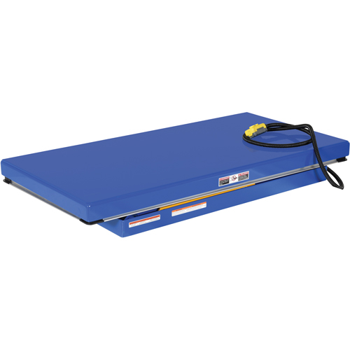 Hydraulic Scissor Lift Table, Steel, 60" L x 30" W, 3000 lbs. Cap. Duraquip Inc