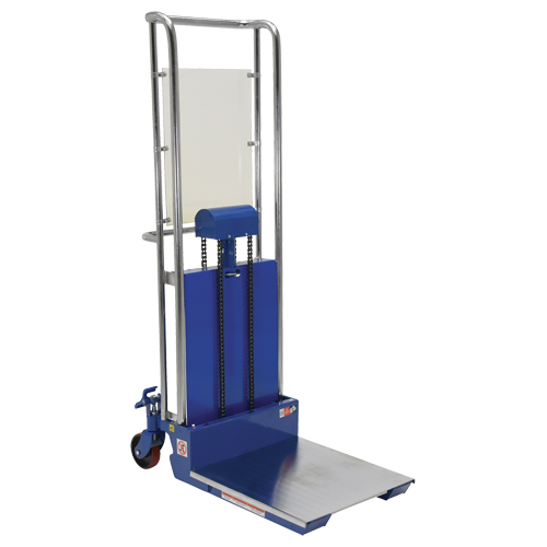 Gerbeur Hefti-Lift, M&eacute;canisme Pompe au pied, Capacit&eacute; de 880 lb, Levage max de 59" Duraquip Inc