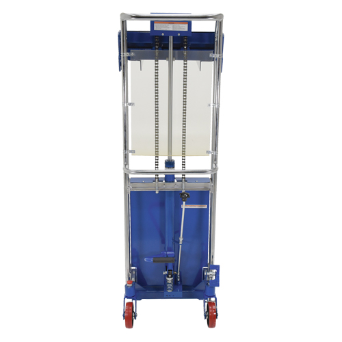 Gerbeur Hefti-Lift, M&eacute;canisme Pompe au pied, Capacit&eacute; de 880 lb, Levage max de 59" Duraquip Inc