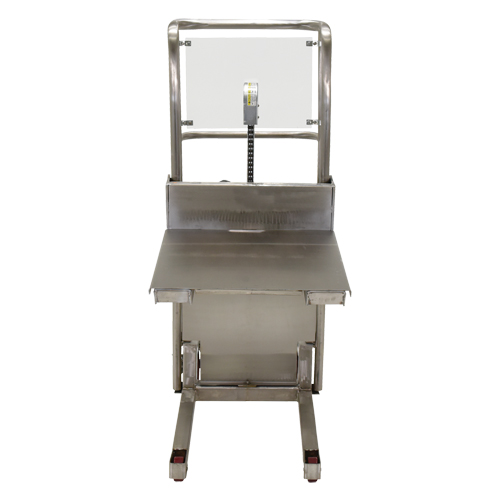 Gerbeur Hefti-Lift, M&eacute;canisme Pompe au pied, Capacit&eacute; de 450 lb, Levage max de 45-5/8" Duraquip Inc