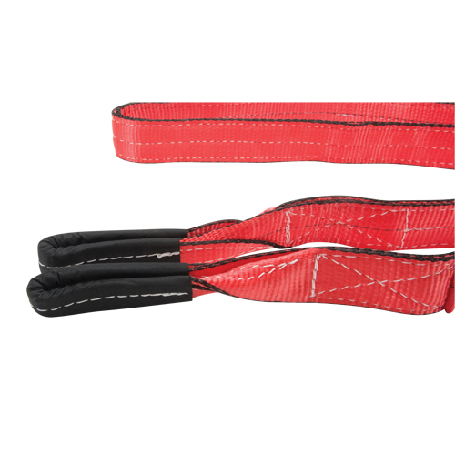 Polyester Sling, Double Ply, Twisted Eye, Type 4, 2'' W x 10' L, 6200 lbs. Vertical Cap. Duraquip Inc