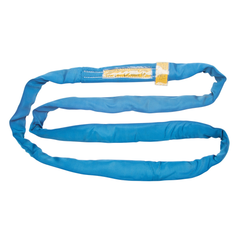 Polyester Round Sling, Blue, 4" W x 8' L, 23000 lbs. Vertical Load Duraquip Inc