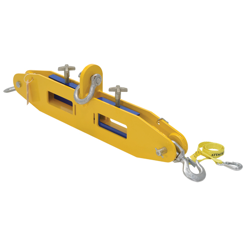 Poutre de levage pour chariot &eacute;l&eacute;vateur, Ouverture des fourches 7" x 2-1/2" Duraquip Inc