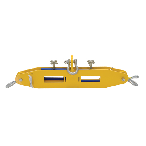 Poutre de levage pour chariot &eacute;l&eacute;vateur, Ouverture des fourches 7" x 2-1/2" Duraquip Inc