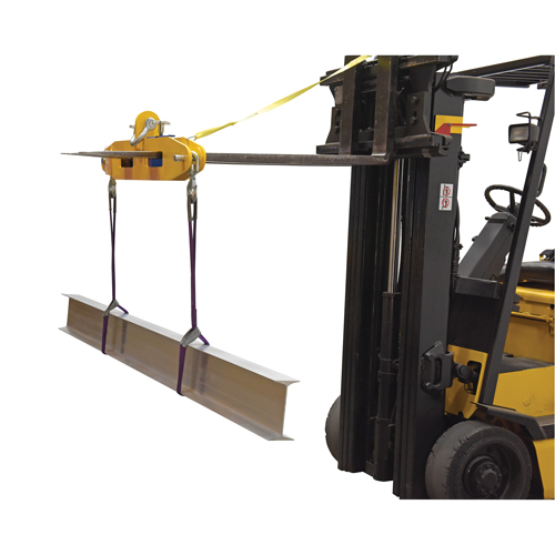 Poutre de levage pour chariot &eacute;l&eacute;vateur, Ouverture des fourches 7" x 2-1/2" Duraquip Inc